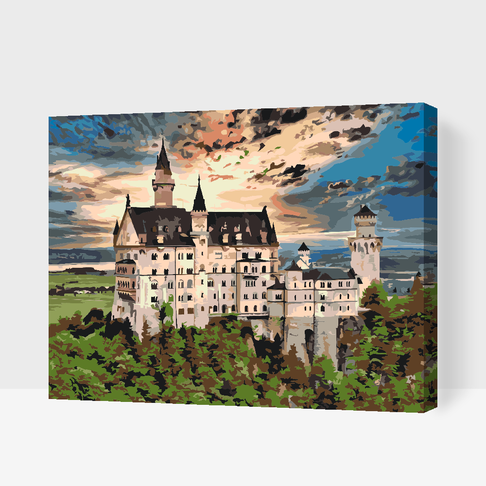 Malování podle čísel - Castle Neuschwanstein